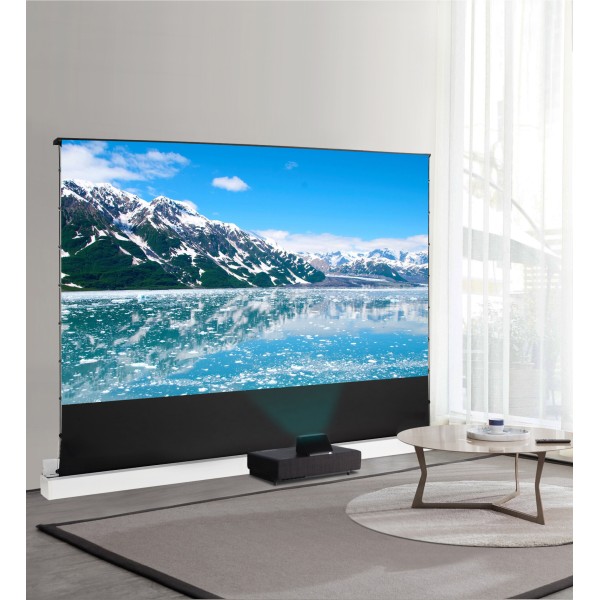 Celexon 120" - Écran de projection de sol motorisé Celexon HomeCinema Plus - CLR UST Noir