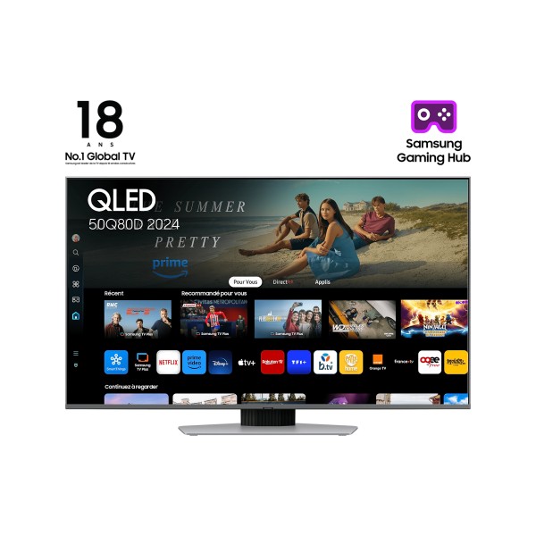 Samsung TQ50Q80D 2024 - TV QLED Ai 4K 125cm