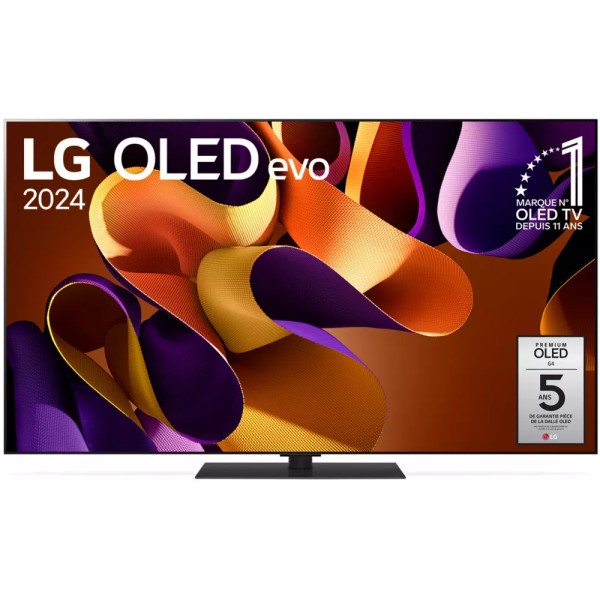 LG OLED55G4 + Pied LG ST-G4SN55 2024 - TV OLED evo 4K 139cm 55"